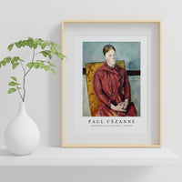 Paul Cezanne - Madame Cézanne in a Yellow Chair 1888-1890