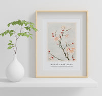 
              Megata Morikaga - Plum branches with blossoms during 1870–1880
            
