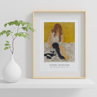 Pierre Bonnard - Woman Putting on Her Stockings (1893)