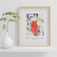 Ernst Ludwig Kirchner - Performer Bowing 1909