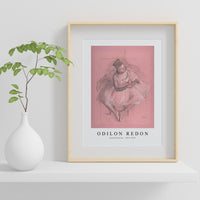 Odilon Redon - Seated Dancer 1873-1874