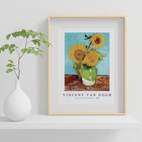 Vincent Van Gogh - Vase with Three Sunflowers 1888