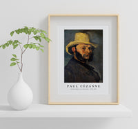 
              Paul Cezanne - Gustave Boyer in a Straw Hat 1870-1871
            