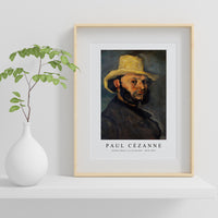 Paul Cezanne - Gustave Boyer in a Straw Hat 1870-1871
