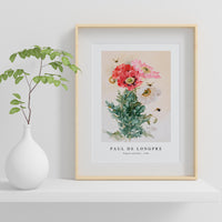 Paul de Longpre - Poppies and Bees (1906)