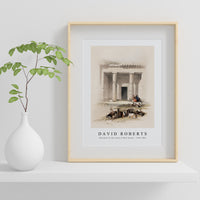 David roberts - Entrance to the caves of Beni Hasan-1796-1864