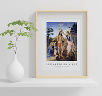 
              Leonardo Da Vinci - Baptism of Christ 1470-1480
            
