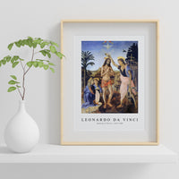 Leonardo Da Vinci - Baptism of Christ 1470-1480