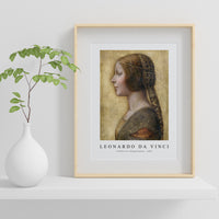 Leonardo Da Vinci - Profile of a Young Fiancée 1495