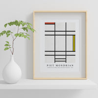 Piet Mondrian - Composition in White, Red, and Yellow painting 1936