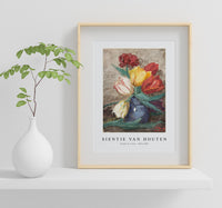 
              Sientje Van Houten - Tulips in a vase 1834-1909
            