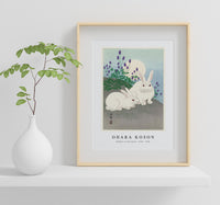 
              Ohara Koson - Rabbits at full moon (1920 - 1930) by Ohara Koson (1877-1945)
            