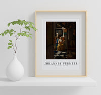 
              Johannes Vermeer - The Love Letter 1669-1670
            