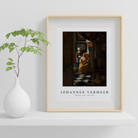 Johannes Vermeer - The Love Letter 1669-1670
