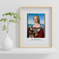 Raphael - Young Woman with Unicorn (Dame mit dem Einhorn) 1506