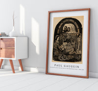 
              Paul Gauguin - The God (Te atua), from the Suite of Late Wood-Block Prints 1898-1899
            