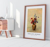 
              Odilon Redon - Flowers in a Vase 1910
            