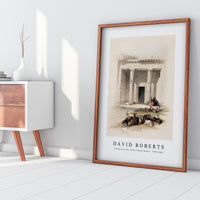 David roberts - Entrance to the caves of Beni Hasan-1796-1864