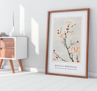 
              Megata Morikaga - Plum branches with blossoms during 1870–1880
            