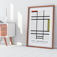 Piet Mondrian - Composition in White, Red, and Yellow painting 1936