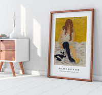 
              Pierre Bonnard - Woman Putting on Her Stockings (1893)
            