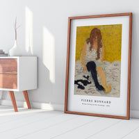 Pierre Bonnard - Woman Putting on Her Stockings (1893)