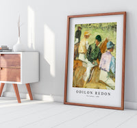
              Odilon Redon - Four Jockeys 1889
            