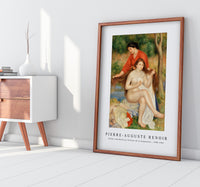 
              Pierre Auguste Renoir - Bather and Maid (La Toilette de la baigneuse) 1900-1901
            