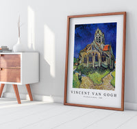 
              Vincent Van Gogh - The Church at Auvers 1890
            
