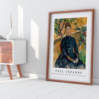 Paul Cezanne - Madame Cézanne (Hortense Fiquet, 1850–1922) in the Conservatory