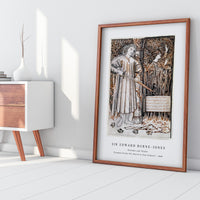 Sir Edward Burne Jones - Pyramus and Thisbe - Pyramus Draws His Sword to Slay Himself (1866)