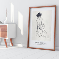 Paul Signac - Seated Nude Woman (1906)
