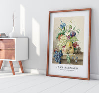 
              Jean Bernard - Still life of flowers and fruits
            