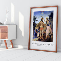 Leonardo Da Vinci - Baptism of Christ 1470-1480