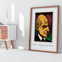 Ernst Ludwig Kirchner - Head of Dr. Bauer 1933