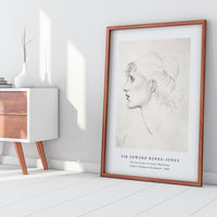 Sir Edward Burne Jones - The Car of Love or Love's Wayfaring - Study of Margaret Drummond (1880)