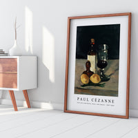 Paul Cezanne - Still Life with Bottle, Glass, and Lemons 1867-1869