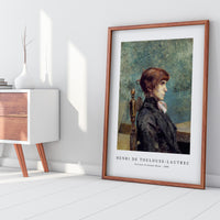 Henri De Toulouse–Lautrec - Portrait of Jeanne Wenz 1886