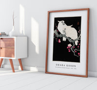 
              Ohara Koson - Two cockatoo and plum blossom (1925 - 1936) by Ohara Koson (1877-1945)
            