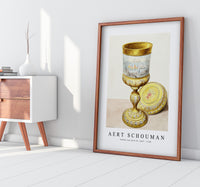 
              Aert schouman - Golden cup with lid-1667-1748
            