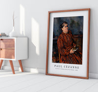 
              Paul Cezanne - Portrait of a Woman (Portrait de femme) 1898
            