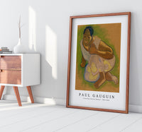 
              Paul Gauguin - Crouching Tahitian Woman 1891-1893
            