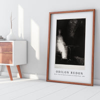 Odilon Redon - Below, I Saw the Vaporous Contours of a Human Form 1896