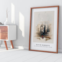 David Roberts - Part of the hall of columns at Karnak Thebes-1796-1864