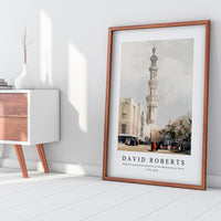 David Roberts - Minarets and grand entrance of the Metwaleys at Cairo-1796-1864