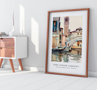 
              John Singer Sargent - A Bridge and Campanile, Venice (ca. 1902–1904)
            