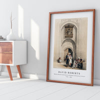 David Roberts - Modern mansion showing the arabesque architecture of Cairo-1796-1864