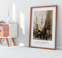 
              David Roberts - Minarets and grand entrance of the Metwaleys at Cairo-1796-1864
            