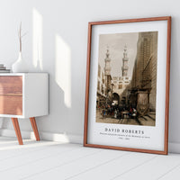 David Roberts - Minarets and grand entrance of the Metwaleys at Cairo-1796-1864